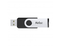 Флеш-накопитель USB 64GB Netac U505 чёрный/серебро