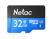 Карта памяти MicroSD 32GB Netac P500 Standard Class 10 UHS-I (90 Mb/s) без адаптера
