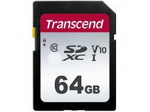 Карта памяти SDXC 64GB Transcend 300S UHS-I U3
