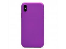 Чехол-накладка Activ Full Original Design для "Apple iPhone X/iPhone XS" (violet) (208970)