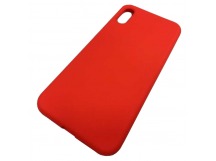                                 Чехол силиконовый Huawei Honor 8A Soft Touch красный (без отпечатка)*