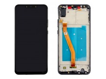 Дисплей для Huawei Nova 3 (PAR-LX1) в рамке + тачскрин (черный) (100% LCD)