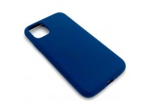 Чехол iPhone 11 Silicone Case (No Logo) №74 в упаковке Голубое Перо