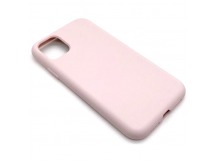 Чехол iPhone 11 Silicone Case (No Logo) №75 в упаковке Серо-Розовый
