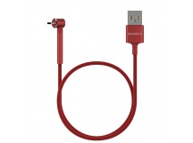 USB кабель шт.USB (A) - шт.Type-C "Maxvi" MC-11T, 2,0А, 1.0м, L-образный разъем + регулируемый держа