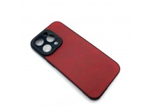 Чехол iPhone 14 Pro Кожа Красный