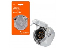 Розетка фаркопа 7 контактов металл. ATE-05 "AIRLINE"