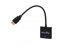 Кабель-переходник HDMI(M) ---> VGA(F) Telecom (TA558) (1/150)