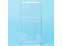 Чехол-накладка - SC276 с картхолдером для "Apple iPhone 7 Plus/iPhone 8 Plus" (transparent) (210379)