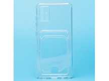 Чехол-накладка - SC276 с картхолдером для "Samsung SM-A515 Galaxy A51" (transparent) (210432)