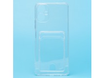 Чехол-накладка - SC276 с картхолдером для "Tecno Camon 19 Neo" (transparent) (210458)