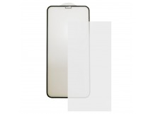 Защитное стекло "Матовое" для iPhone 14 Pro Черный (Закалённое, полное покрытие)