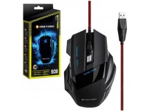 Мышь игровая проводная 509 в коробке (черная)