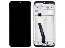 Дисплей для Xiaomi Redmi 9 (M2004J19G) модуль с рамкой Черный - OR (SP)