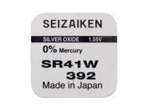 Элемент питания 392 SR41W G3 Silver Oxide "Seizaiken" BL-1