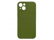                                     Чехол copi original силиконовый iPhone 14 (защита камеры) (29) темно-зеленый*