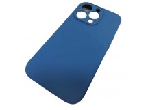                                     Чехол copi original силиконовый iPhone 14 Pro Max (защита камеры) (16) темно-синий*