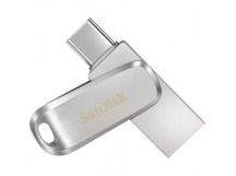 Флэш накопитель USB 64 Гб SanDisk Ultra Dual Drive Luxe USB 3.1 (silver) (213055)