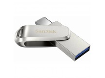 Флэш накопитель USB 32 Гб SanDisk Ultra Dual Drive Luxe USB 3.1 (silver) (213052)