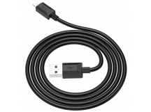 Кабель USB - Apple lightning HOCO X73 1.0м 2.4A (черный)