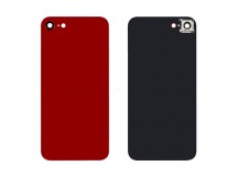 Задняя крышка для iPhone 8 (красный) со стеклом камеры AAA