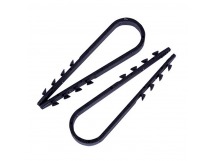 Дюбель-хомут нейлоновый 5-10 мм, черный (100 шт/уп) "PROconnect"