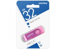 Флеш-накопитель USB 32GB Smart Buy Twist розовый