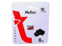 Карта памяти MicroSD 8GB Netac P500 Eco Class 10 без адаптера