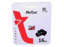 Карта памяти MicroSD 16GB Netac P500 Eco Class 10 без адаптера