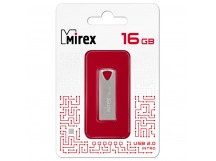 USB 2.0 Flash накопитель 16GB Mirex Intro, серебряный