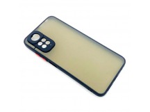 Чехол Xiaomi Redmi Note 11/Note 11S (2022) Противоударный Матовый Черный