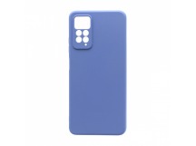 Чехол Silicone Case NEW ERA (накладка/силикон) для Xiaomi Redmi Note 11 Pro голубой