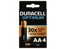 Элемент питания DURACELL LR6 BL4 OPTIMUM CN (64)