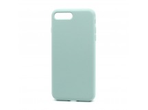 Чехол Silicone Case без лого для Apple iPhone 7/8 Plus (полная защита) (017) голубой