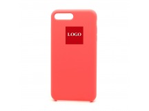 Чехол Silicone Case с лого для Apple iPhone 7/8 Plus (029) оранжевый