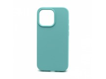 Чехол Silicone Case без лого для Apple iPhone 13 Pro/6.1 (полная защита) (021) голубой
