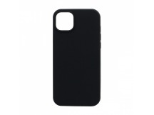 Чехол Silicone Case без лого для Apple iPhone 14 Plus/6.7 (полная защита) (018) черный