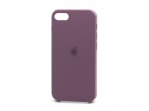 Чехол-накладка Silicone Case с лого для Apple iPhone 7/8/SE 2020 (полная защита) (062) розовый