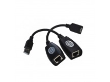 Удлинитель USB по витой паре VCOM CU824 USB-AM/AF-RJ45, до 45м, шт