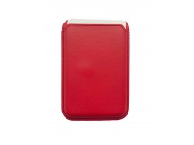 Магнитный кошелек MagSafe для iPhone (красный)