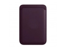 Магнитный кошелек MagSafe для iPhone (тёмно-фиолетовый)