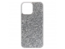 Чехол-накладка - PC071 POSH SHINE для "Apple iPhone 14 Pro Max" россыпь кристаллов (silver) (212757)