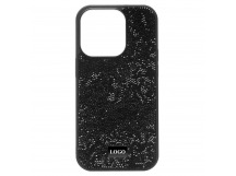 Чехол-накладка - PC071 POSH SHINE для "Apple iPhone 14 Pro" россыпь кристаллов (black) (212753)