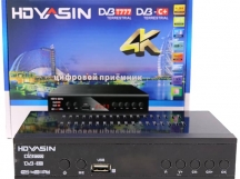                 TV приставка для цифрового телевидения DVB-T2 YASIN T777 (Wi-Fi) + HD плеер 