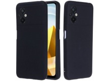 Чехол на Xiaomi Poco M5 / M4 5G Silicone Case (черный)