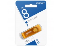 Флеш-накопитель USB 8GB Smart Buy Twist жёлтый