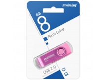Флеш-накопитель USB 8GB Smart Buy Twist розовый