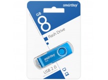 Флеш-накопитель USB 8GB Smart Buy Twist синий