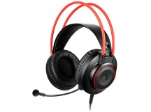 Наушники с микрофоном A4Tech Bloody G200 черный/красный 2м мониторные (G200  AUX3.5-4PIN +USB) G200 , шт