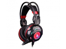 Наушники с микрофоном A4Tech Bloody G300 черный/красный 2.2м мониторные (G300 BLACK+RED) [28.12], шт